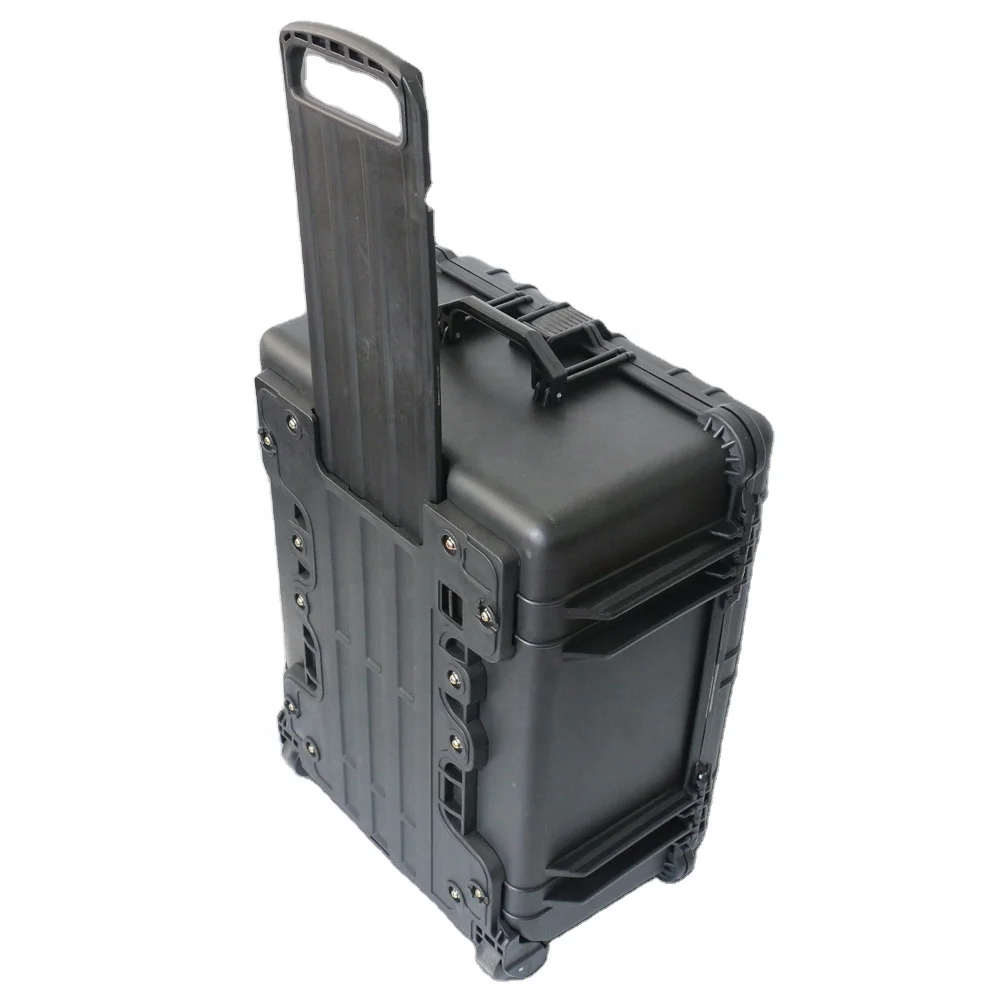 Hard Plastic Waterproof Equipment Case Box For Tools Storage With Wheels And Trolley