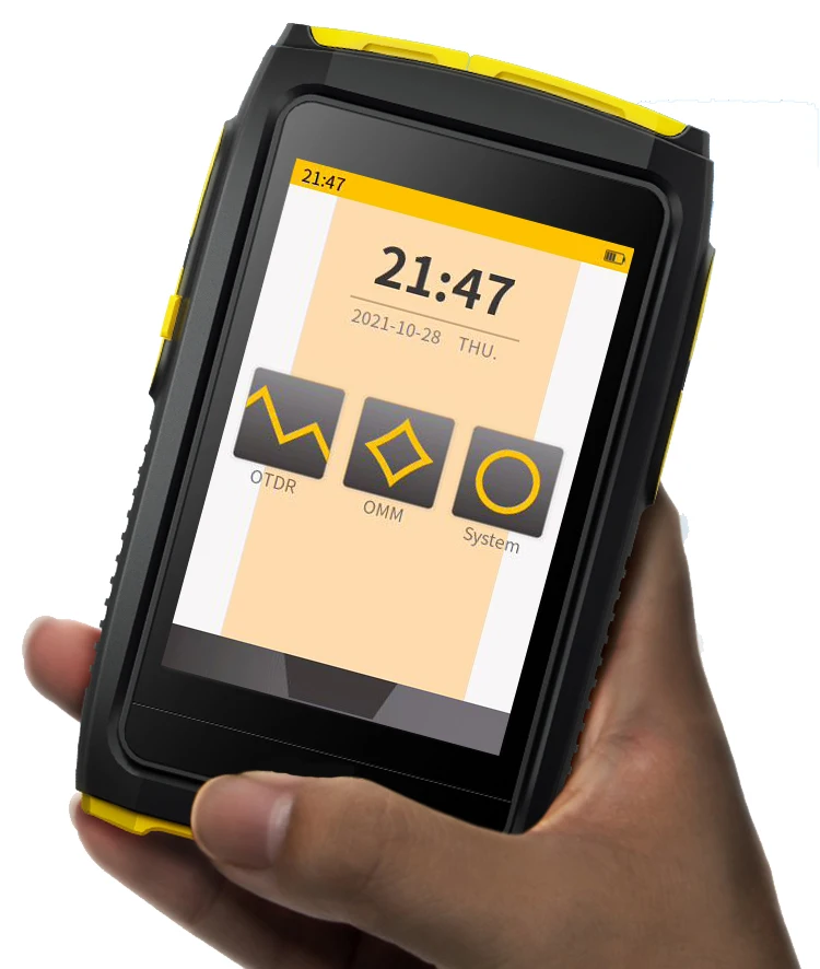 NEW Mini OTDR Reflectometer with OPM Optical Power Meter OLS Light Laser Source VFL Visual Fault Locator Insertion Loss