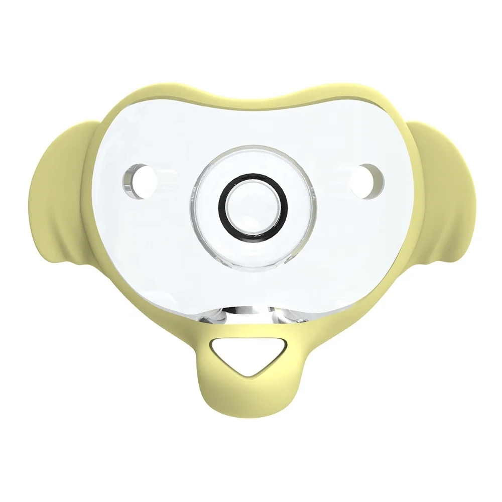 Custom Wholesale Funny Food Grade Silicone Baby Pacifier Soother Full Silicone Rubber Pacifier Nipples New Born Baby Products