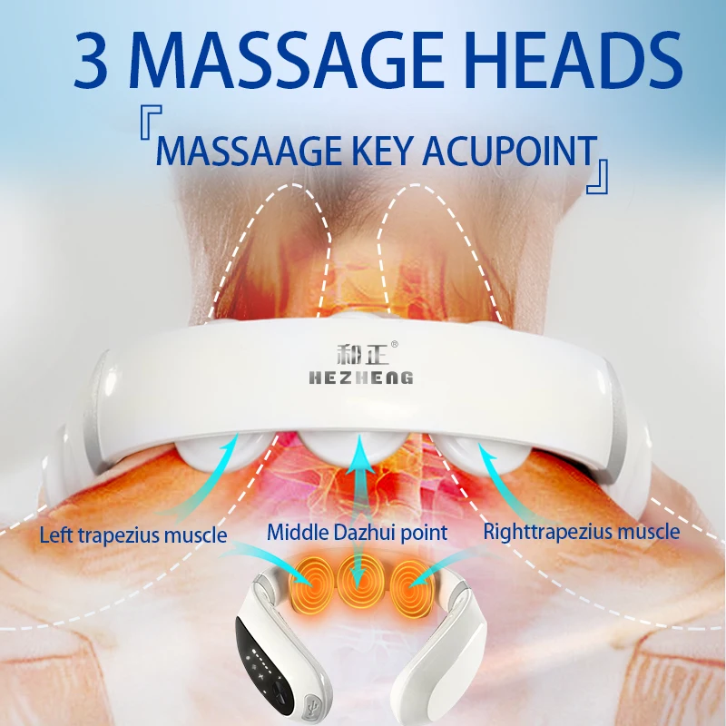 dropshipping products 2024 Wireless Health Care Multifunctional Neck And Shoulder Massager Cervical Smart Electric Neck Massage