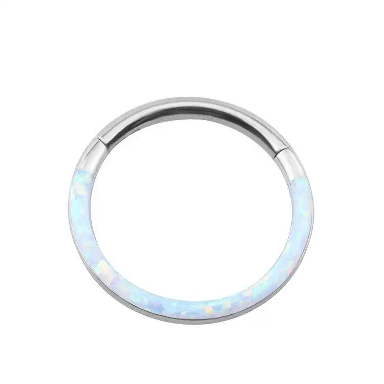 Wholesale Custom Neutral Style Attractive Nose Hoop Ring F136 Titanium Women Sexy Navel Ring Piercing Bulk Piercing Jewelry