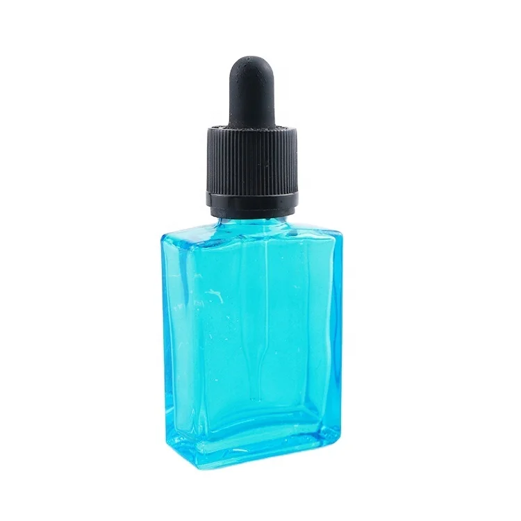 15ml 30ml 50ml 100ml matte black rectangle glass dropper bottles rectangular frosted black glass bottle