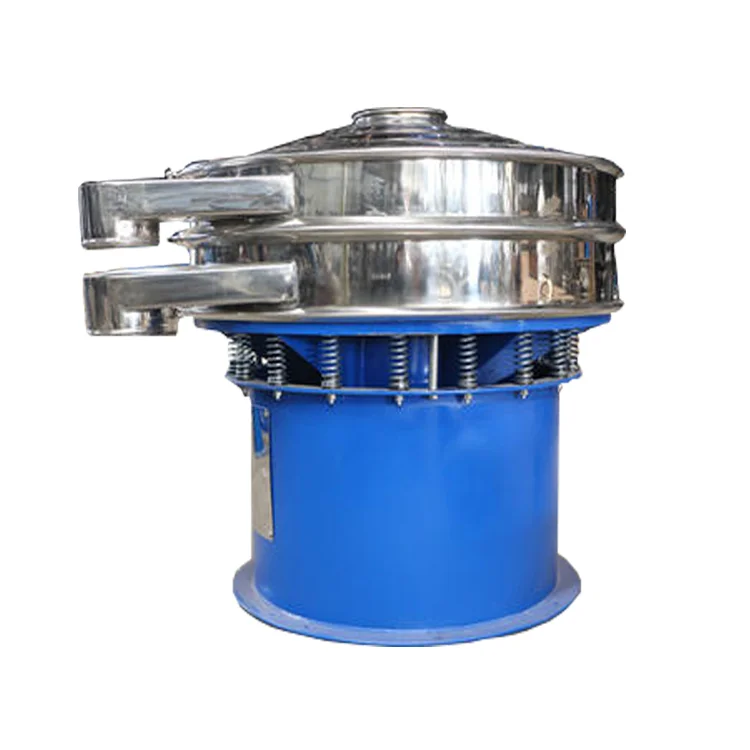 Rotary Vibratory Sifter Sieve Machine Cassava Powder Sieve Vibrating Screen Stainless Steel Motor Provided Malaysia Circular 300