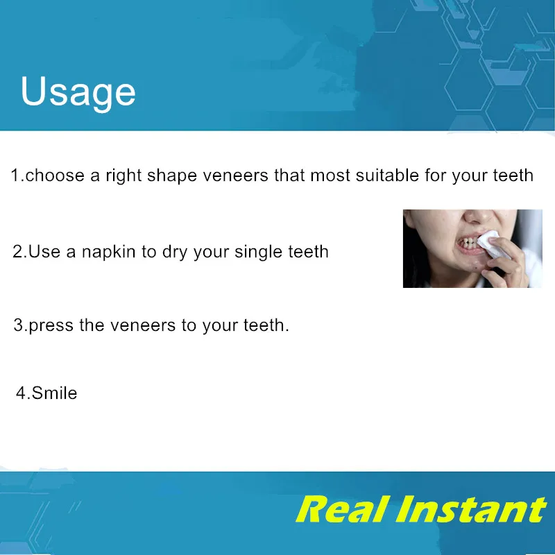 SowSmile Temporary Real Instant Perfect Dental Oral Care Snap on Smile Fake Teeth Tooth Gap Repair Cover Veneers Dentures