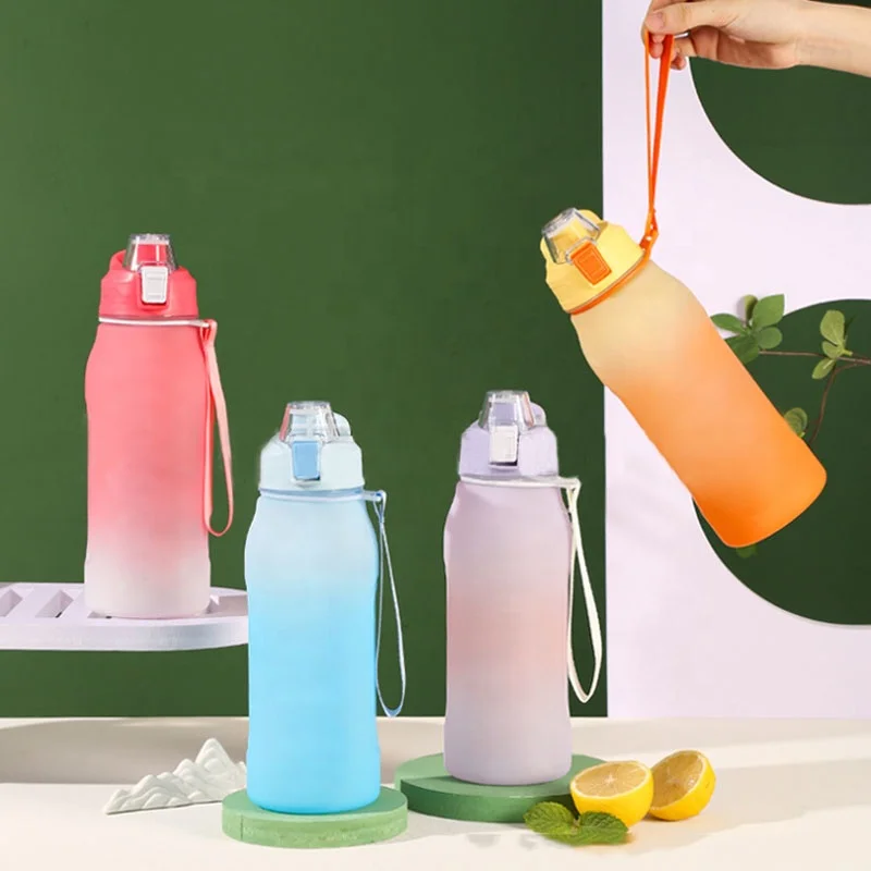 High quality Reusable BPA Free Squeeze Biking Hiking Cycling 600ml Water Bottle Sports Water Bottle with lid