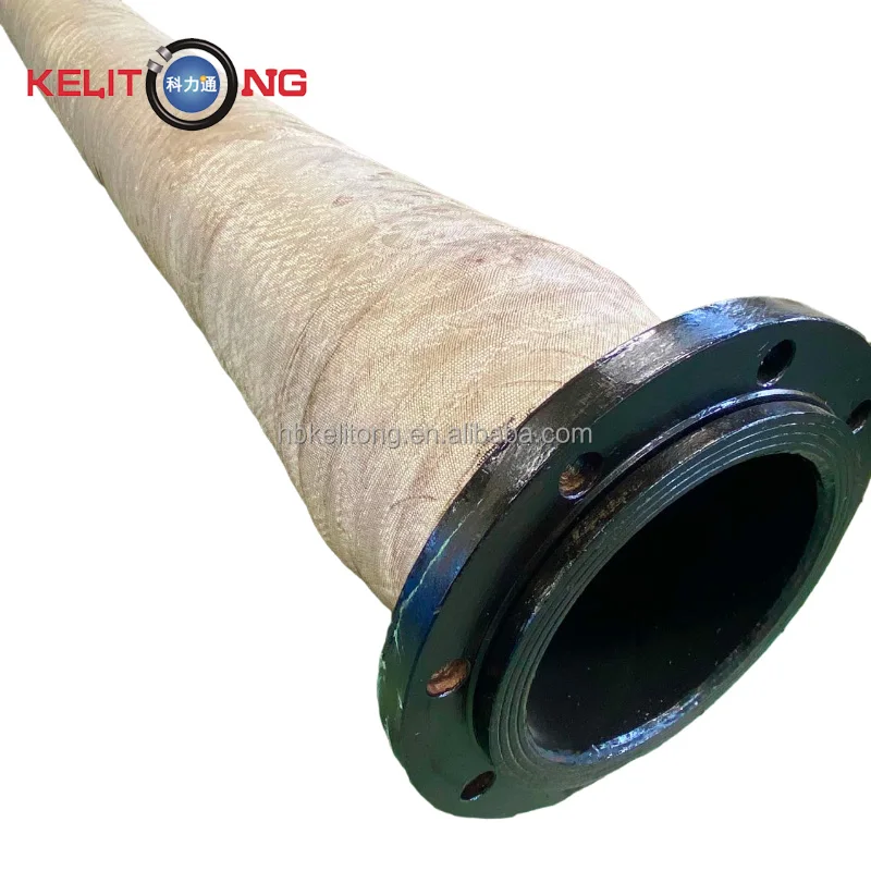 High quality fiberglass heat resistant hose Fire-resistant cooling water rubber hose