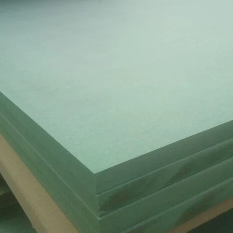 Green MDF board in waterproof features with high density