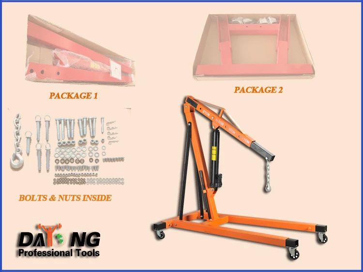 2 Ton Manual Folding Shop Crane