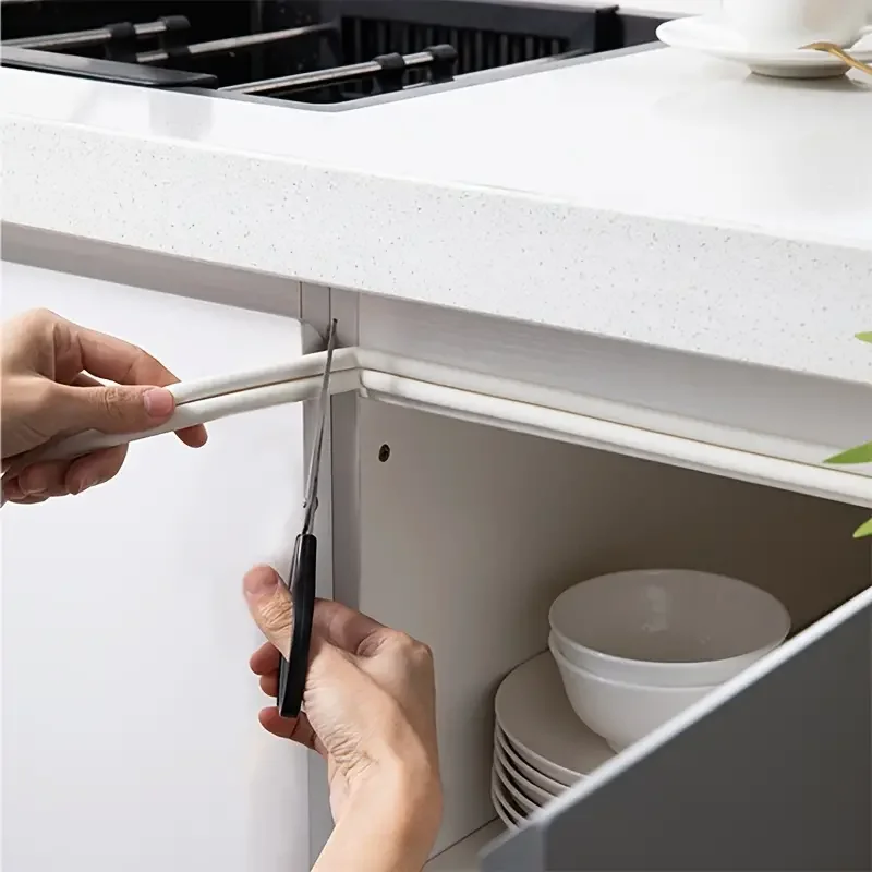 Self-adhesive Weatherstrip EPDM Foam D E profile Door Window Insulation draught Excluder tape Seal Strip