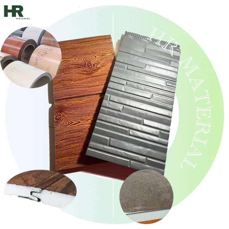 16mm Insulation PU Zinc Exterior Wall Panel Siding for House