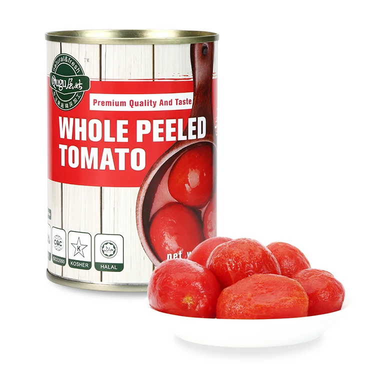 2023 Manufacture Man Made Preserved Canned Whole Peeled Tomatoes 2.5 Kg Made in China for Export