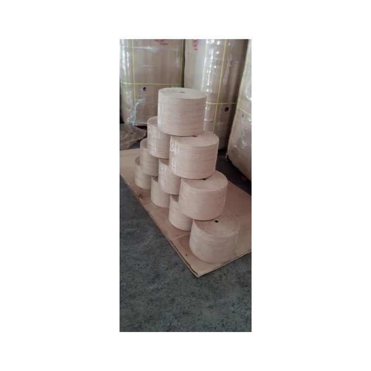 High quality meet customers demand natural color sustainable standard quality fiber roll 100% jute yarn