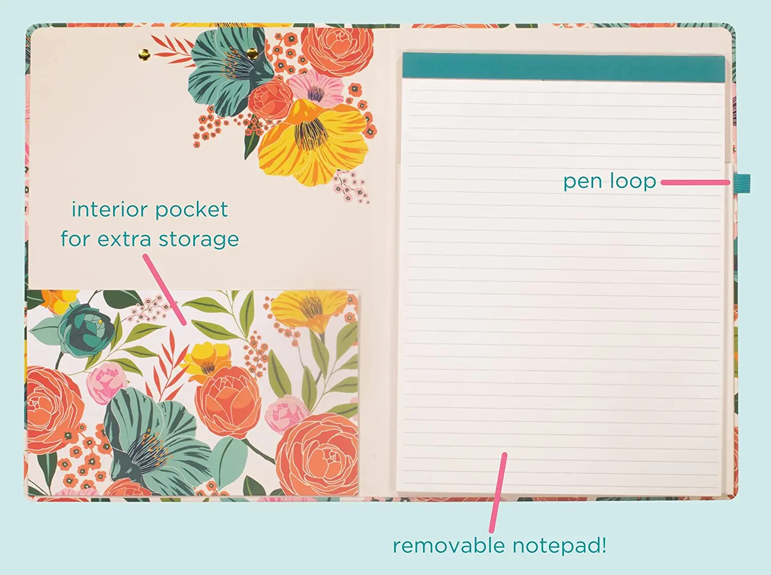 A4 Custom Logo Nursing Clipboard School Office Supply Gift Stationery Letter Pad Paper Clipboard With Storage