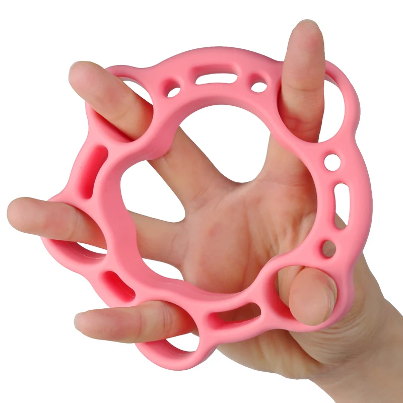 Hand Exerciser Silicone Finger Stretcher Hand Extensor Exerciser Finger Grip Strength Trainer and Hand Grip Strengthener