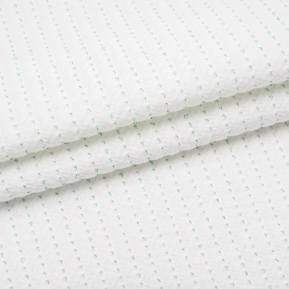Hot Selling 100% Polyester Custom Heat-Insulation Metallic Mattress Ticking Jacquard Knitting