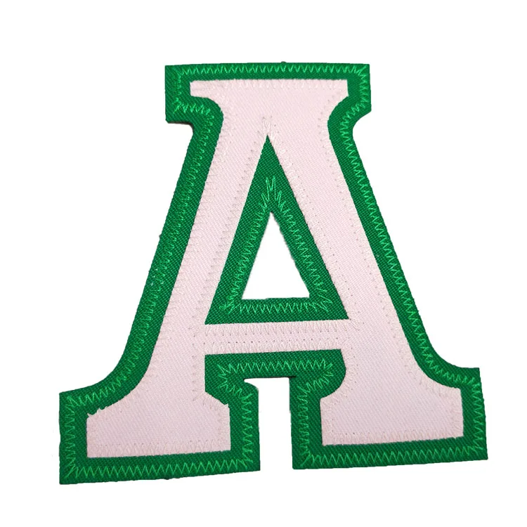Wholesale heat press sorority aka chenille patches aka iron on patches embroidered