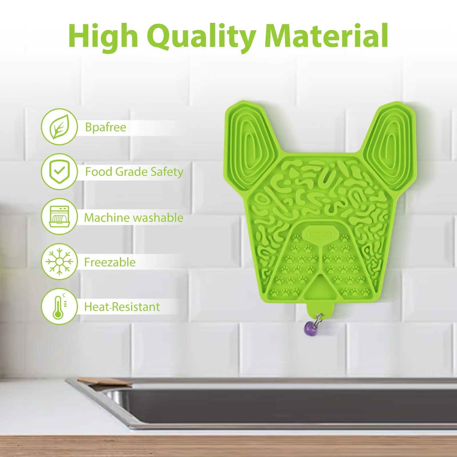 Custom New Maze Design Outward Fun Dogs Food Licking Puzzle Bowls Silicone Pet Slow Feeder Dog Bowl