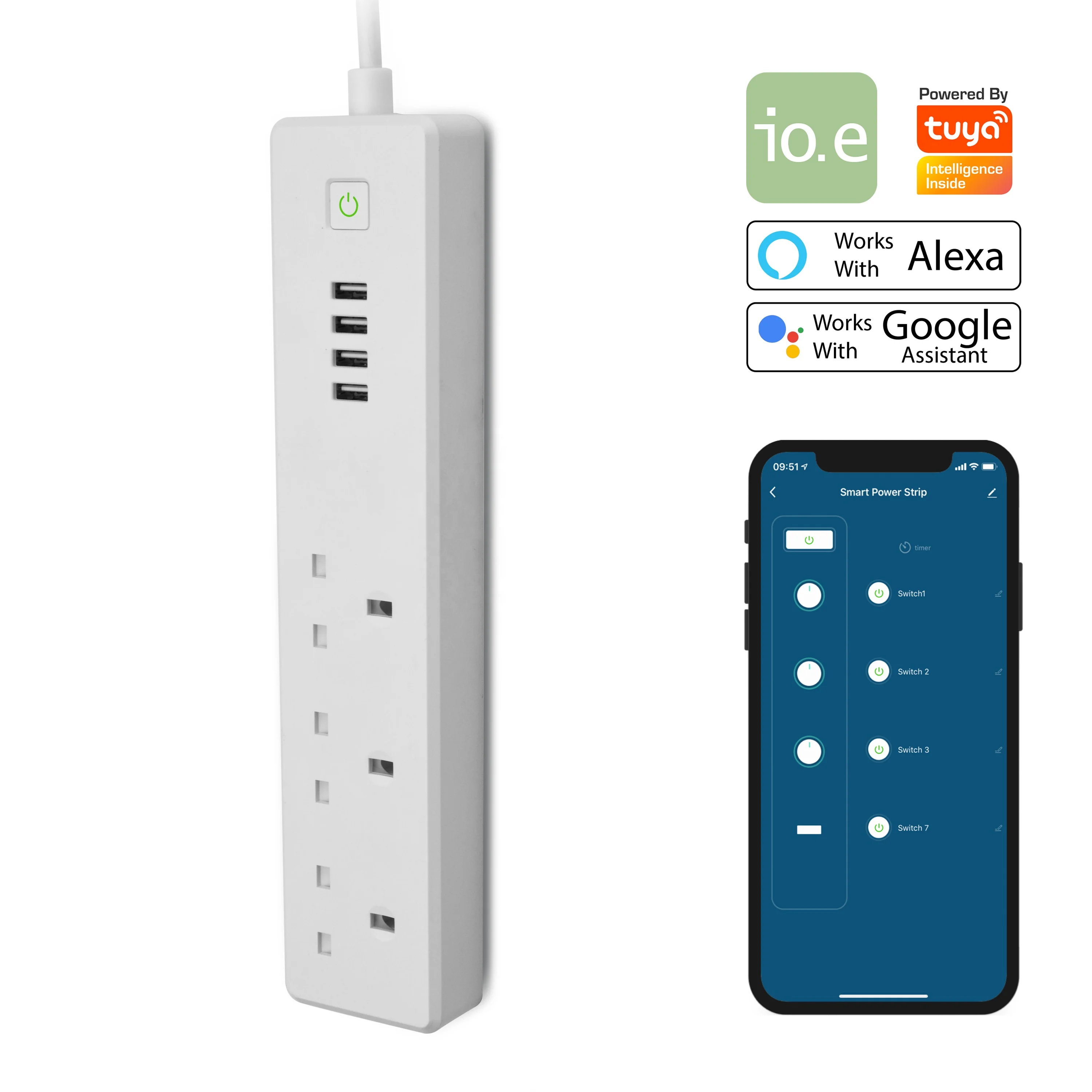  Умный сетевой фильтр с поддержкой Wi-Fi 2400-100 в 13 А 240