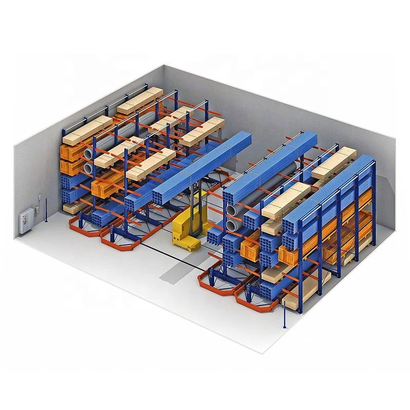 NOVA Warehouse, сверхпрочная селективная полка из стали Q235, передвижная полка для магазинного оборудования/