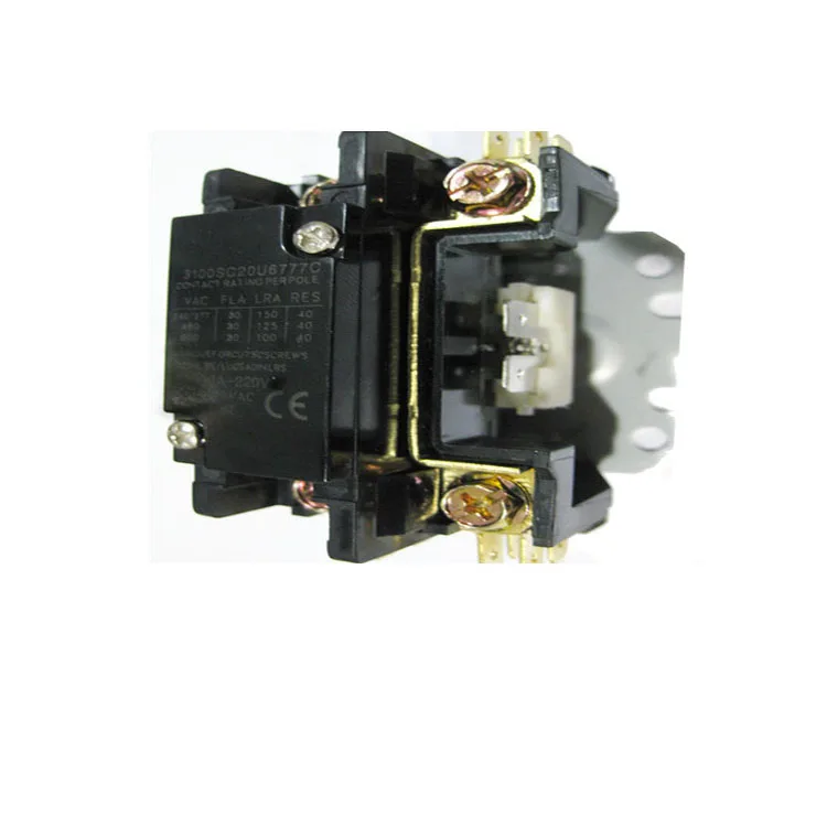 AC circuit to connect or disconnect one pole contactor