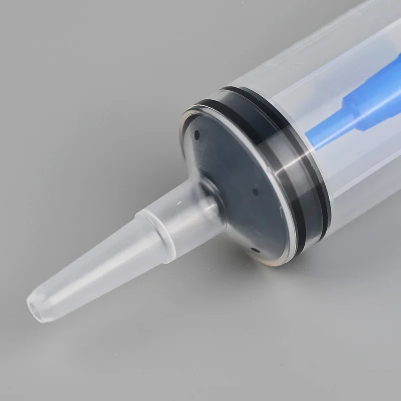 Conod customized with ring top 60ml Irrigation Syringe Plastic Piston Irrigation Syringe