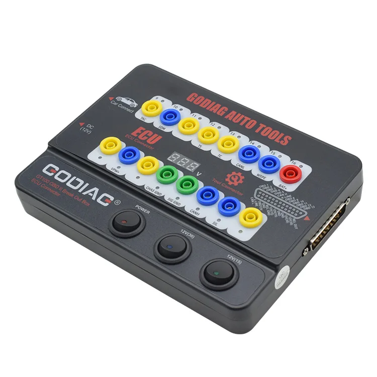 Original GO-DIAG GT100 Auto Tools Breakout Box OBDII Connector for ECU Programming