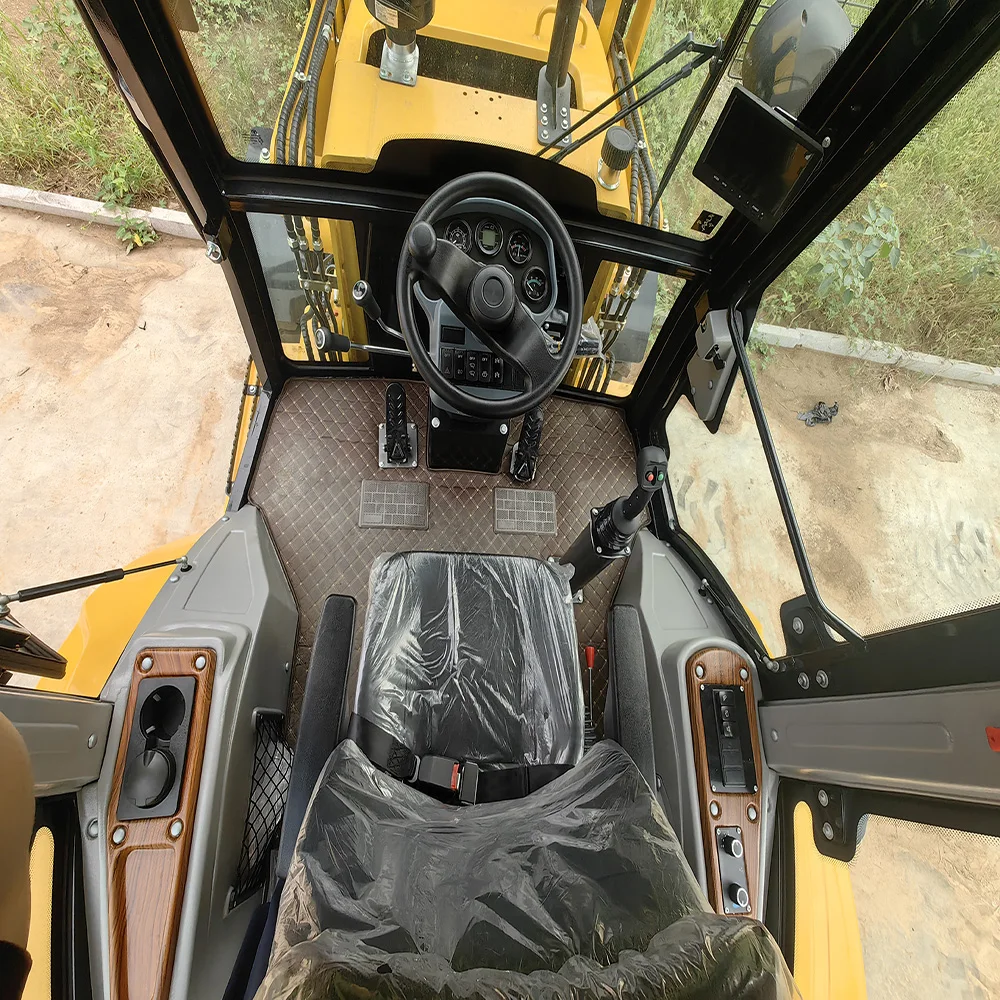 Chinese Small Wheel Mini Tractor Excavator Digger Backhoe Loader Front End Loader Brand New Compact Backhoe for sale