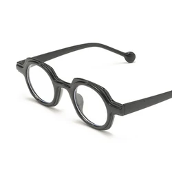 Anti-blue light Small Frame Computer Mirror Flat Glasses Decoration Can Be Matched With Myopia Glasses Frame Wholesale