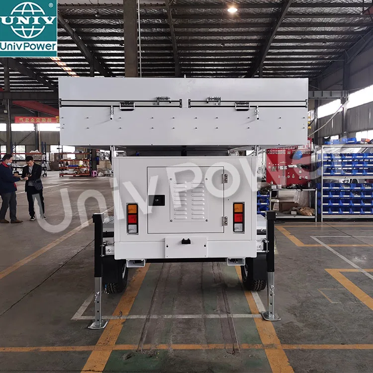 Генератор солнечной энергии 5000 Вт, трейлер с солнечной энергией, 10 солнечных панелей