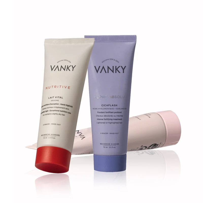 75m Eco Friendly Sugarcane Skincare Face Wash Hand Cream Lotion Squeeze Cosmetic Soft Plastic Round Tubes With Screw Lid