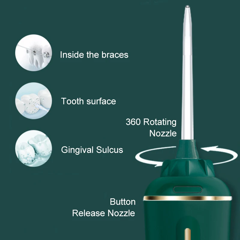 
Apiyoo Portable Water Flosser Oral Irrigator toothbrush Oral Care Dental water oral irrigator for teeth cleaner 