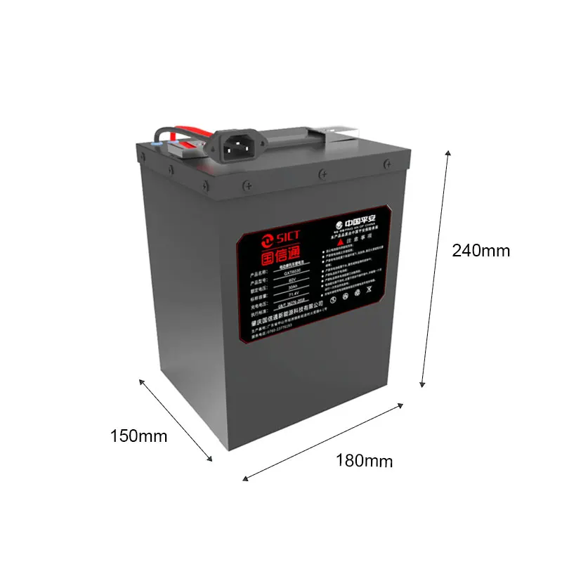 e-scooter lithium ion batteries 60V 72V 20AH 30AH 40AH rechargeable lithium battery for electric motorcycle