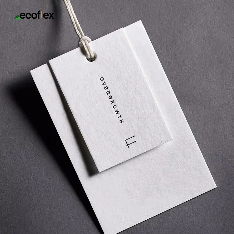 Wholesale Customized Circle Swing Tags Apparel Clothes Round Hang Tag