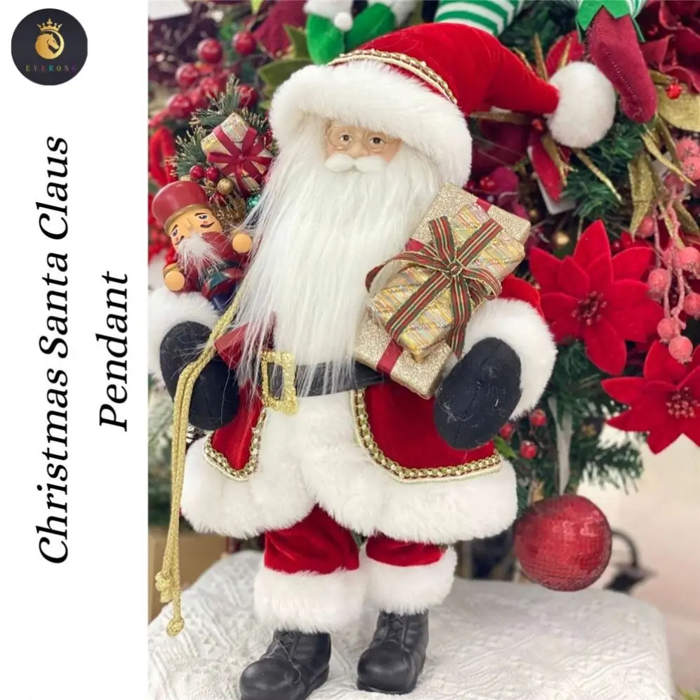 Christmas Inflatable Doll Wholesale Plush Toys Decoration Supplies Decorations Tree Ornament Santa Claus Figures Papai Noel