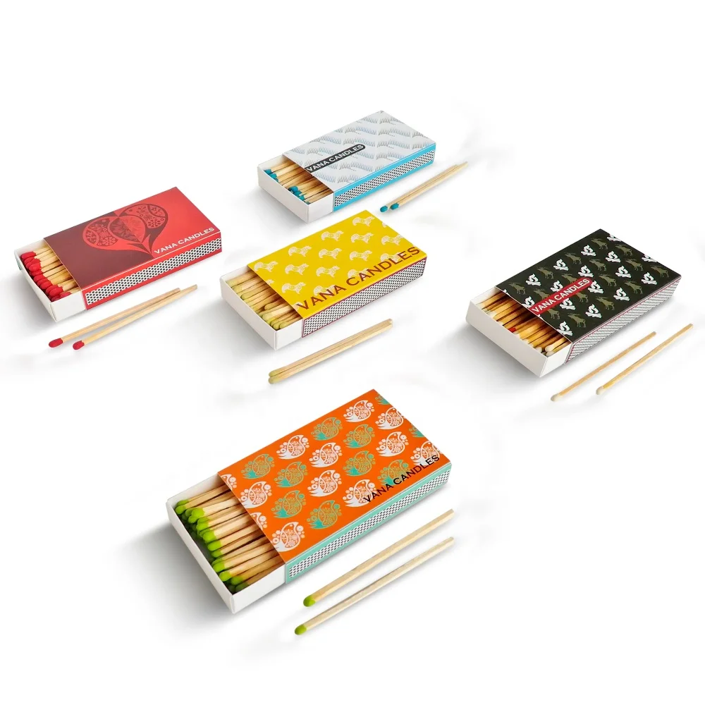Factory directly supply custom safety candle matches wooden match sticks in bulk