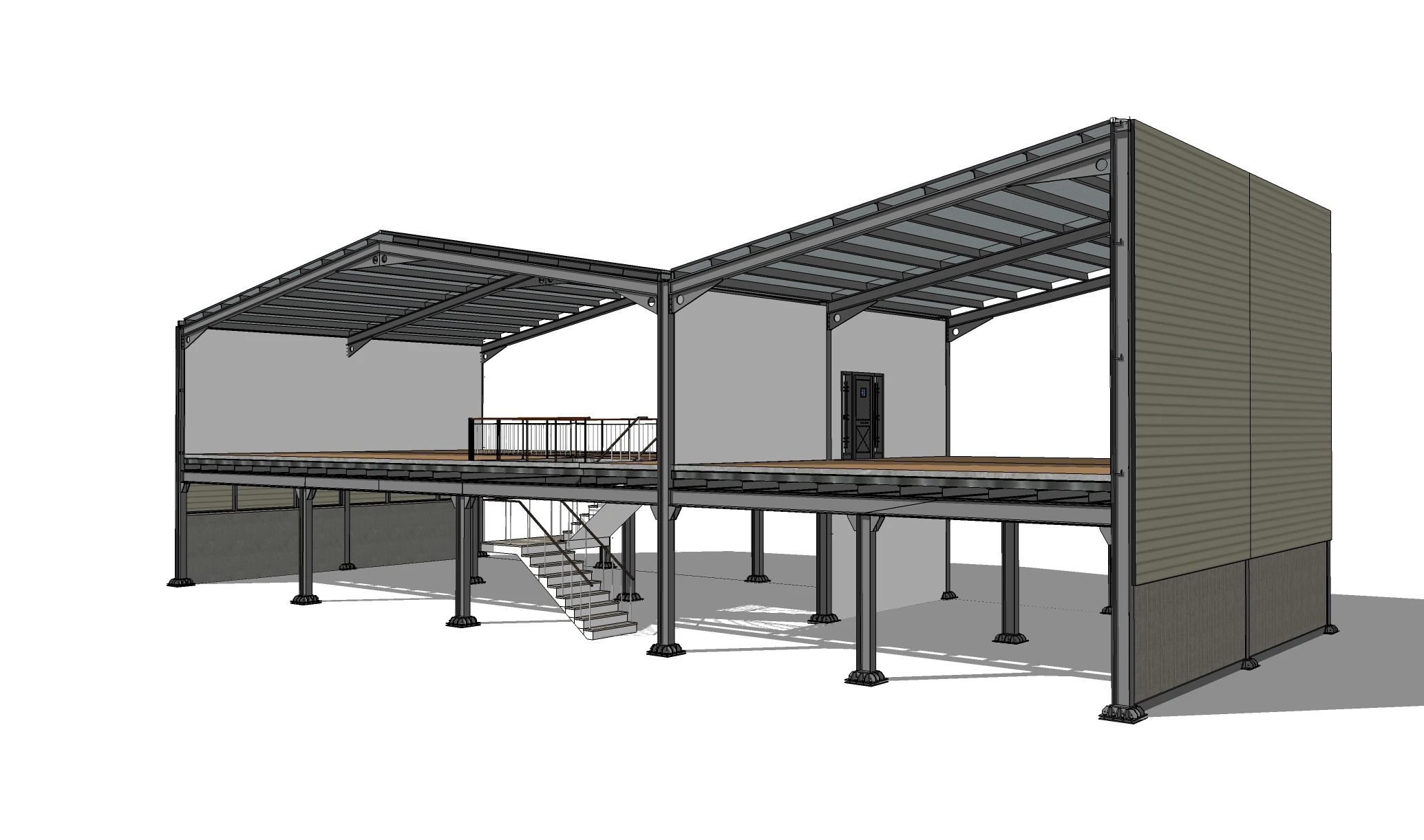 China Factory Sale Prefabricated Metal Light Weight Steel Structure Workshop for production
