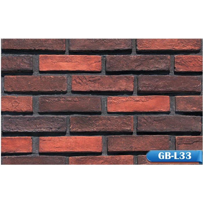 Берик GB-L33 лучшие продажи Красный продажа наружной облицовки из искусственного камня черного цвета изготовленные тонкостенные подшипники плитка под