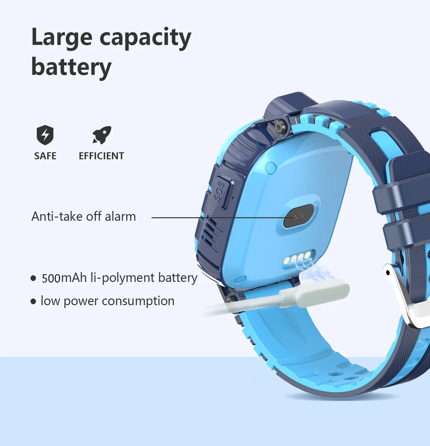 Q90 High quality gsm touch screen SOS calling gps tracker Kids Smart Watch