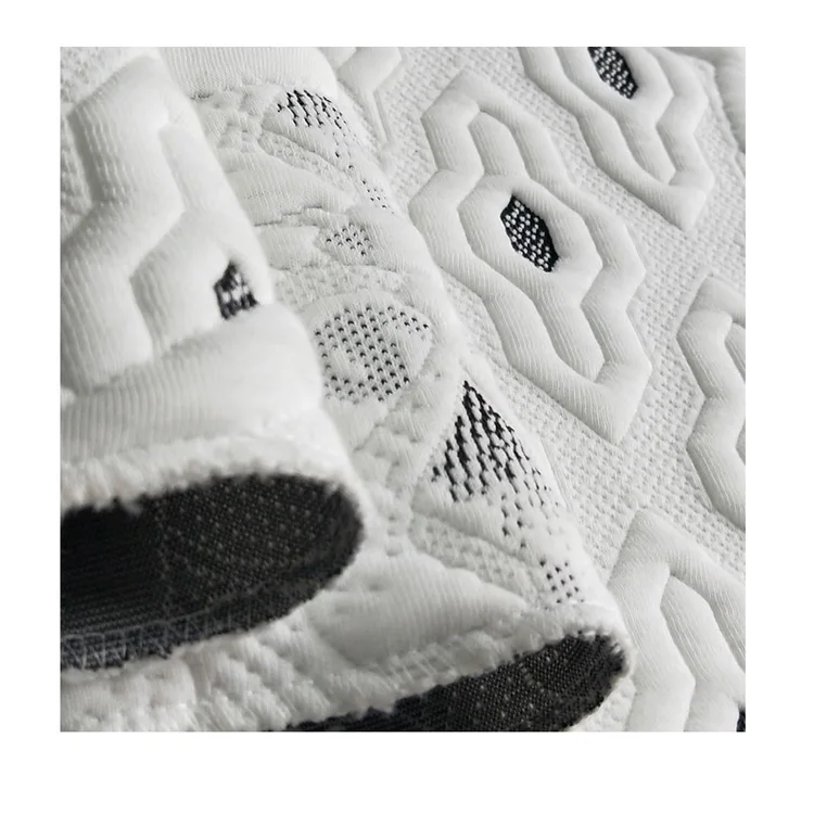 Factory Supply Home Decoration White Polyester Spandex Jacquard Fabric  For Home Textile