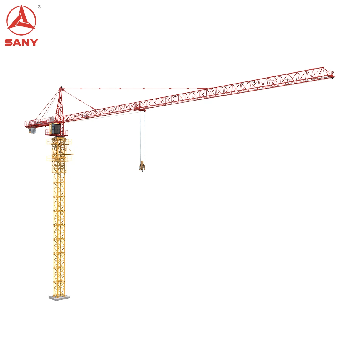 
SYT80(T6012-6) SANY Pointed Tower Crane Tip-top 6 tons 80 TM Lifting Weight 6t Grue a tour Grua torre torre grua 