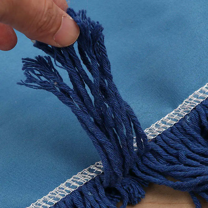 Wholesale 60cm thick twill polyester large area floor cleaning dust mop replaceable cotton flat mop head refill