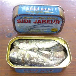 
Oval Club Can Size Canned Sardine In Vegetable Oil 50X125g 
