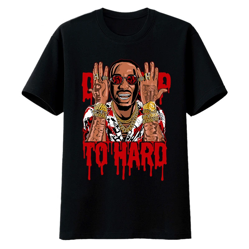 Custom Plus Size Lil T Shirts Hip Hop 2021 Fashion Streetwear Wholesale Travis Pattern Graphic 90S 100% Cotton T Shirt