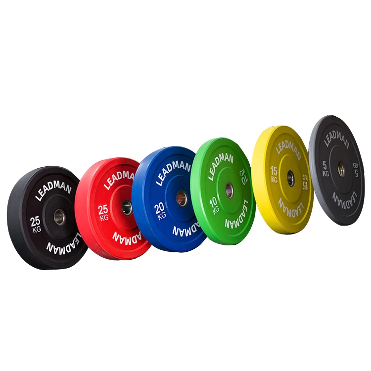 Leadman Barbell Sets Rubber Weights Fitness Bumper Plate Wholesale