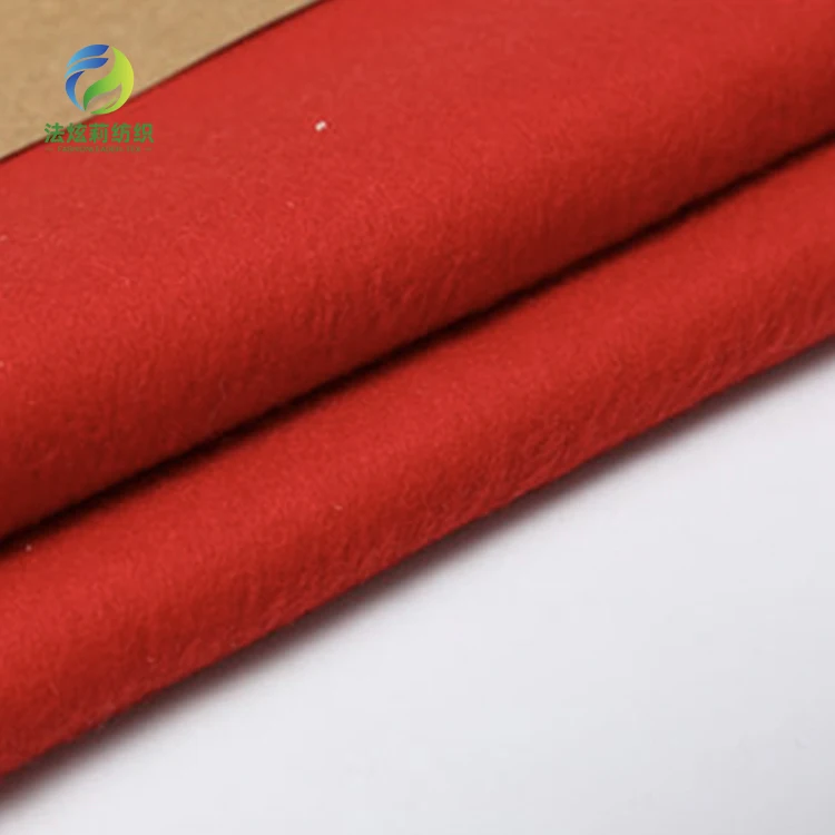 High Quality 420gsm  Hacci semi-worsed  50% boiled Wool 50%Nylon blend  interlook knitted fabric for T-shirt dress pants