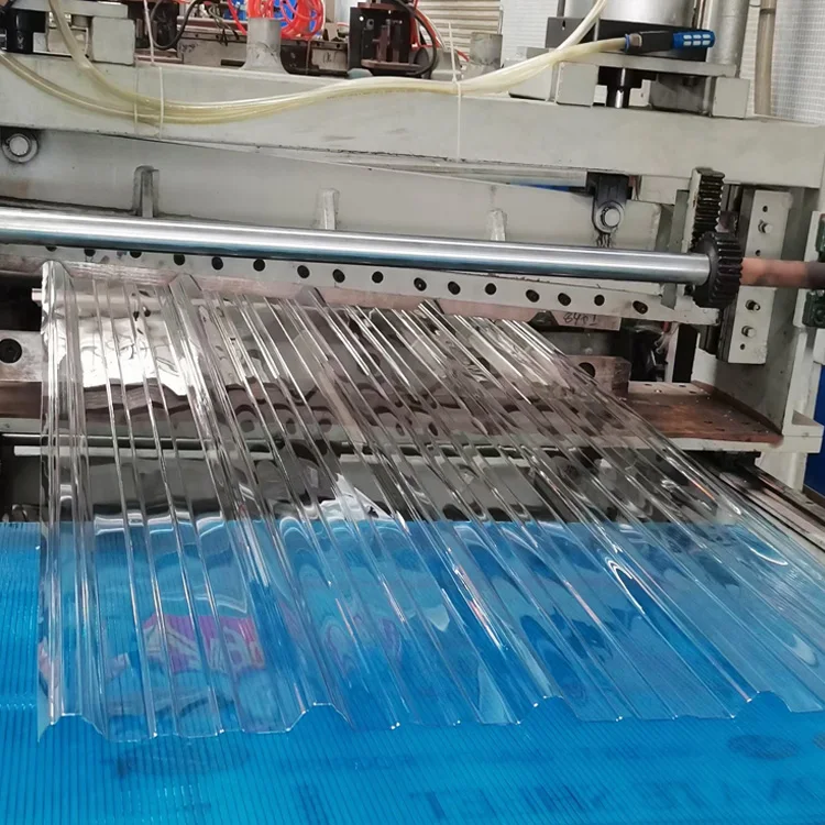 2.5MM Corrugated Polycarbonate Awning Plastic Wave Tile Greenhouse Roof Policarbonato Sun Sheets Pc Embossed Sheets