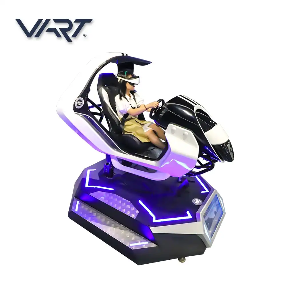 VART Electric Ride On Car Driving Vr Game Amus Park Arcade Machine Vr Car Racing Simulador Race Simulator