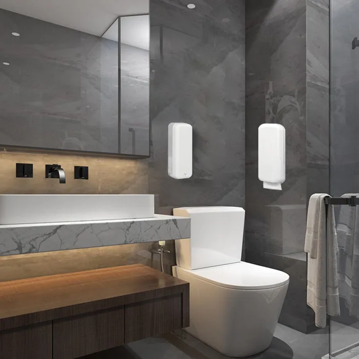 Smarlean Commercial Af2 Interfold Toilet Paper Dispenser M Fold Interleave Tissue Dispenser