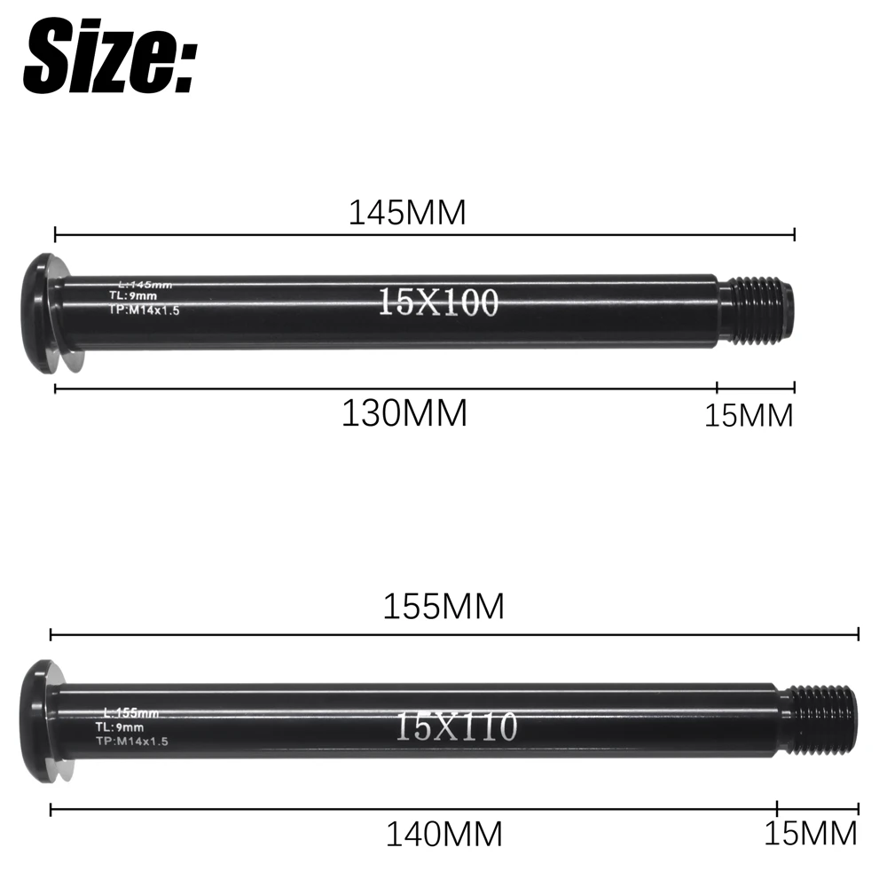 MTB сквозной рычаг оси 100x1 5 / 110x15 мм аксессуар для FOX SC 32 34 36 series front