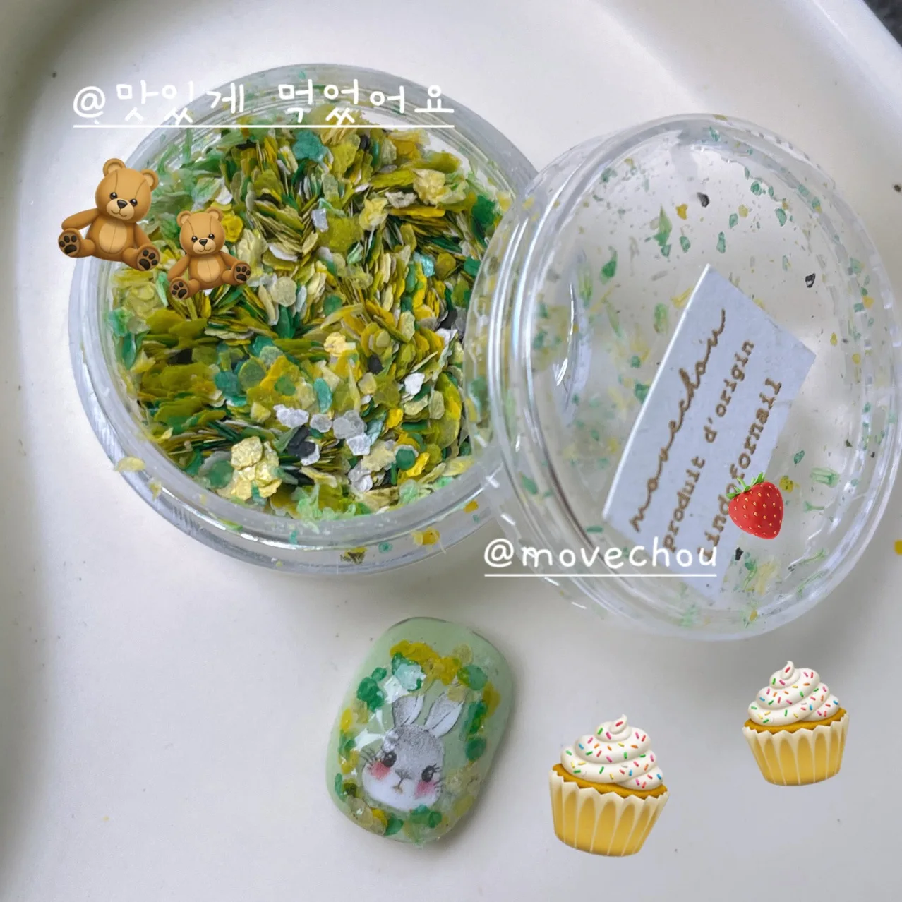 Natural Mica Crushed Flake Candy Mica Powder PVC Dry Flower Mix for DIY Nail Sugar Glitter 3D Nail Charm Accessories